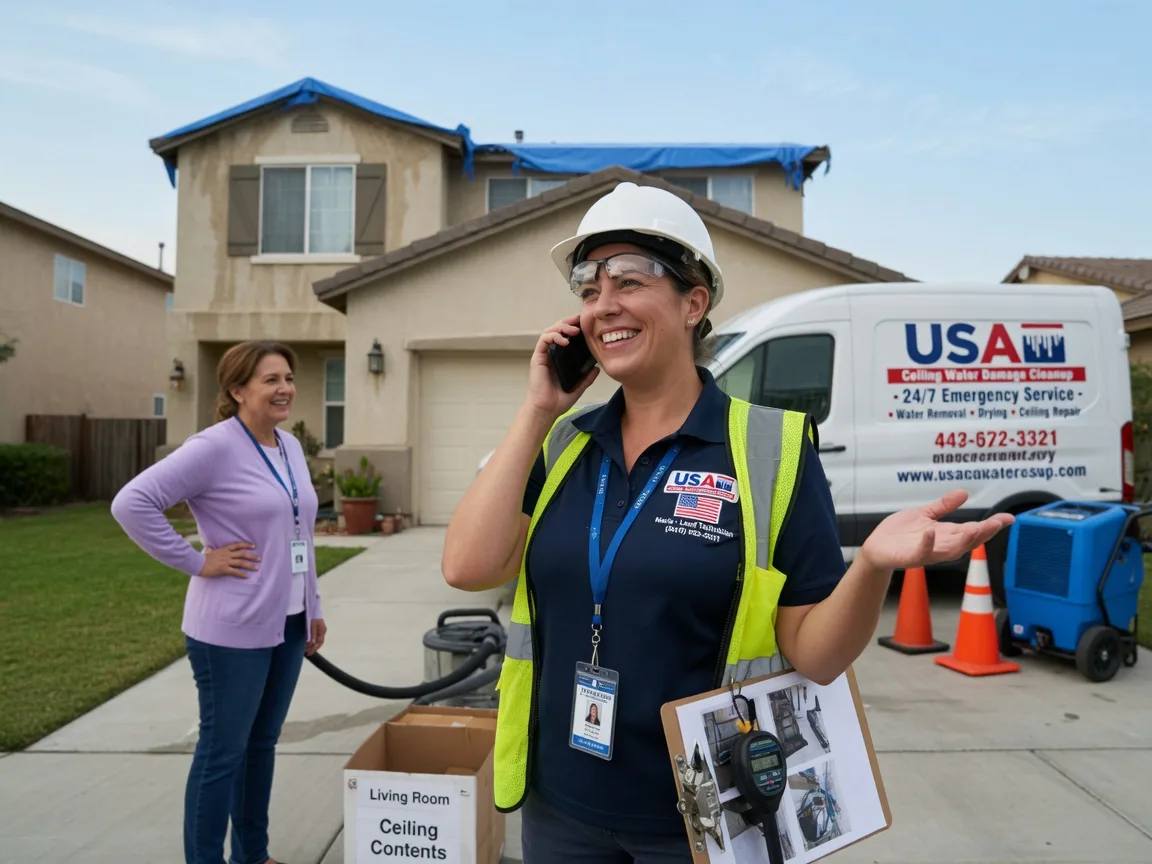 Ceiling Water Damage Restoration Gerber, CA FAQs